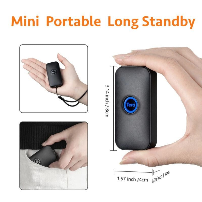 Tera 5200C Lézeres 1D Hordozható Vonalkódolvasó - Bluetooth, Vezeték Nélküli és USB Kapcsolattal - BShopy