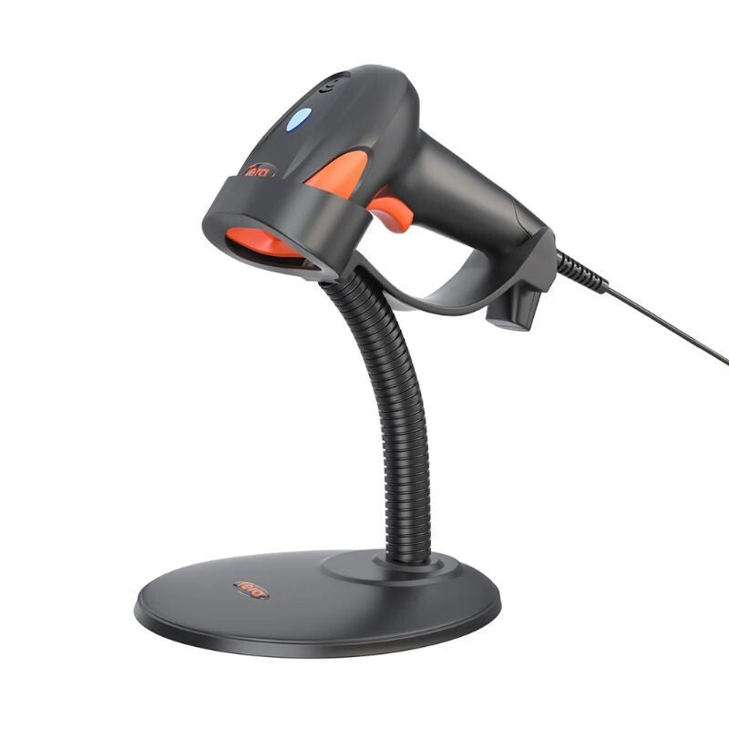 Tera 6900 1D Lézeres USB Vonalkódolvasó Intelligens Állvánnyal – Gyors és Precíz Szkennelés - BShopy