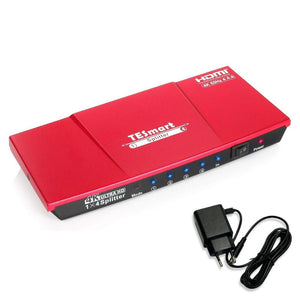 TESmart Ultra HD HDMI Splitter 1x4 – 4K@60Hz, HDR, 18 Gbps - BShopy