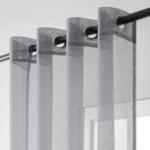 Topfinel Vorhang in Grau 140x200 cm - BShopy