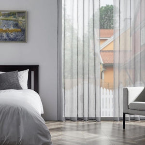 Topfinel Vorhang in Grau 140x200 cm - BShopy