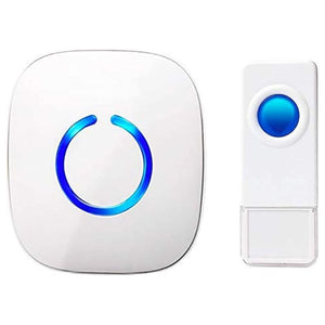 Vezeték Nélküli Ajtócsengő Szett – 1 Adó + 1 Vevő, 300 m Hatótáv, 52 Dallam, LED Jelzés, Elemes - BShopy