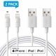 Amoner MFi-zertifiziertes Schnelllade-USB-Kabel 1 m 2 Stk