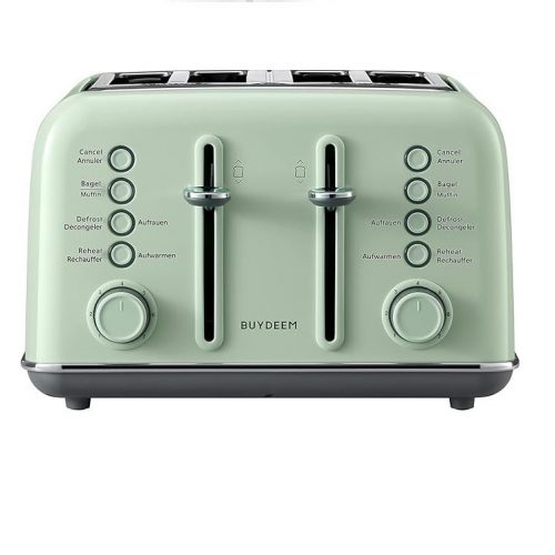 Buydeem DT640E 4-Scheiben-Toaster (Grün)