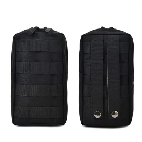 Taktische Erste-Hilfe-Tasche, Nylon, Military S+L Pouch, schwarz