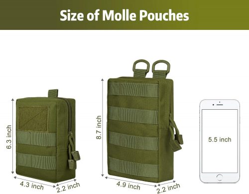 Molle Taktische Militärtasche S+L (Khaki)