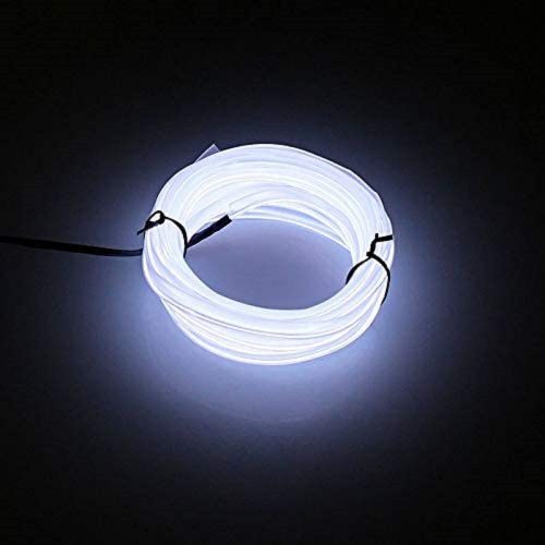 OneLED Auto-LED-Faser, schneidbares LED-Licht, Zigarettenanzünder-Aufladung, 2m (weiß)