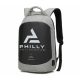 Philly Active-Wear USB-Lade-Laptop-Rucksack (Grau)