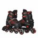 Papaison Schwarz-Rote 4-Rad-Speed-Skates