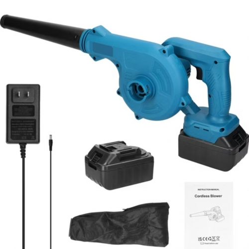 Kabelloser 2-in-1-Laubbläser + Geschenk 1 Stück 12 V, 9800 mAh Akku