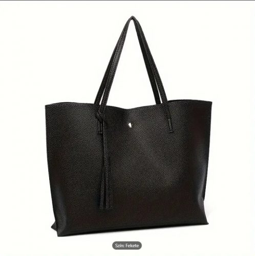 Modische Damentasche (schwarz)