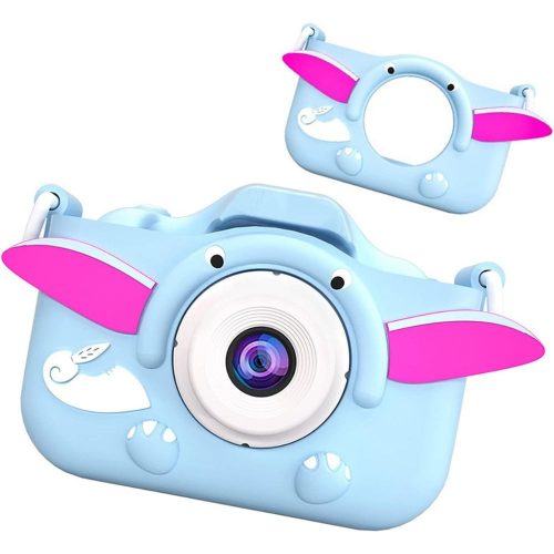 Digitalkamera für Kinder (Blau, Elefant)