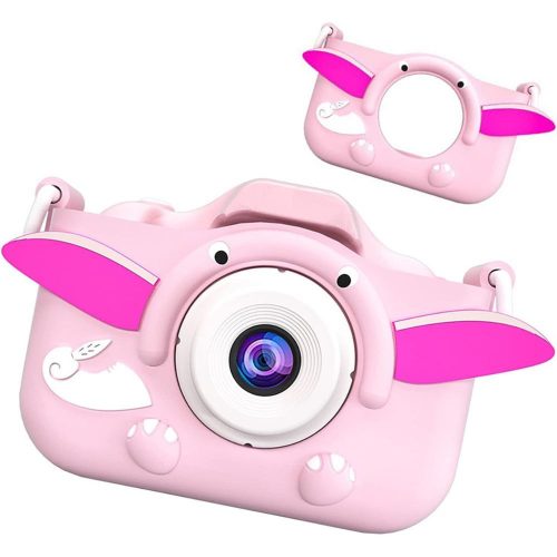 Bshop Digitalkamera für Kinder (Pink, Elefant)