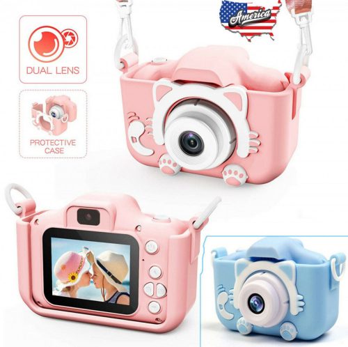 Bshop Cat Digitalkamera für Kinder (Pink)