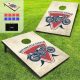 Pennpliy Cornhole-Spielset – Motorradmuster